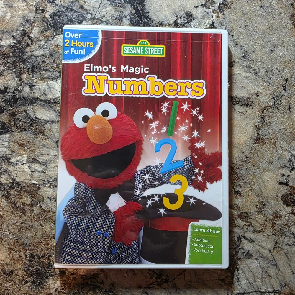 Sesame Street Elmos‎ Magic Numbers DVD Will Arnett Math Learning 2012 Kids Movie